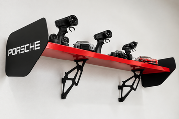 Porsche Car Spoiler Wall Shelf