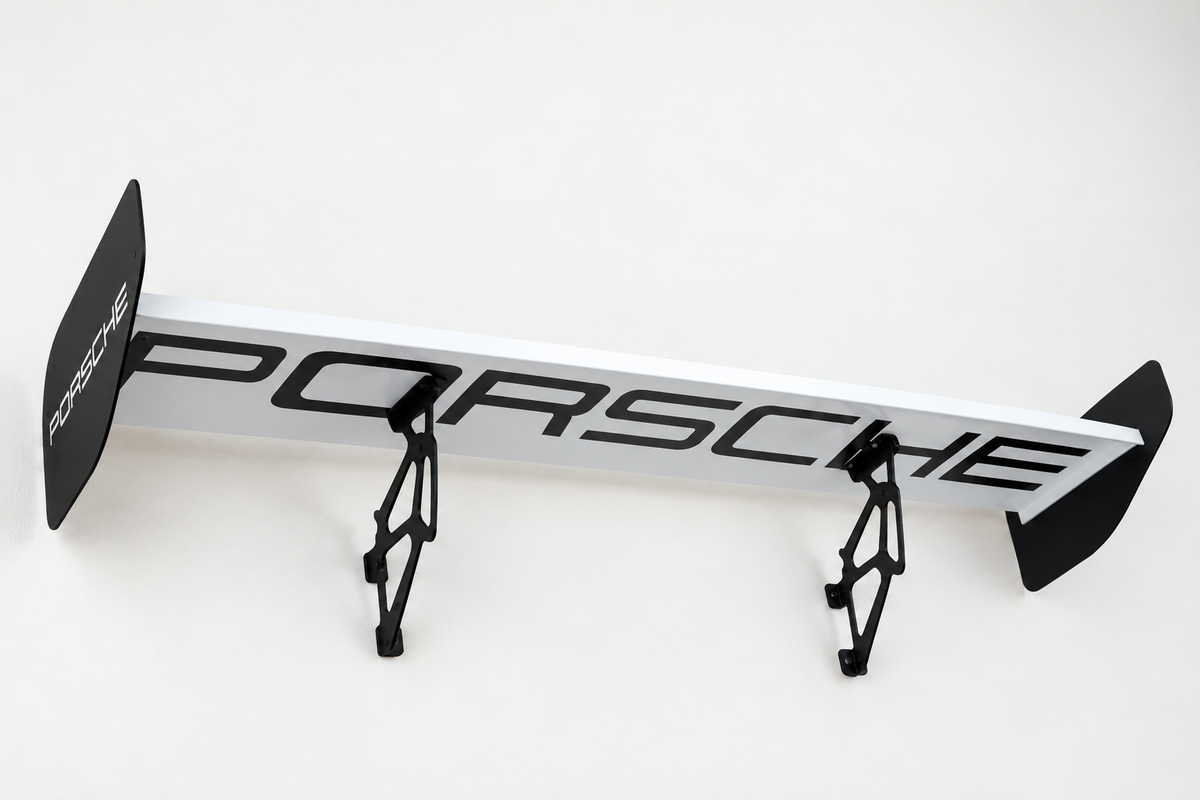 Porsche Car Spoiler Wall Shelf