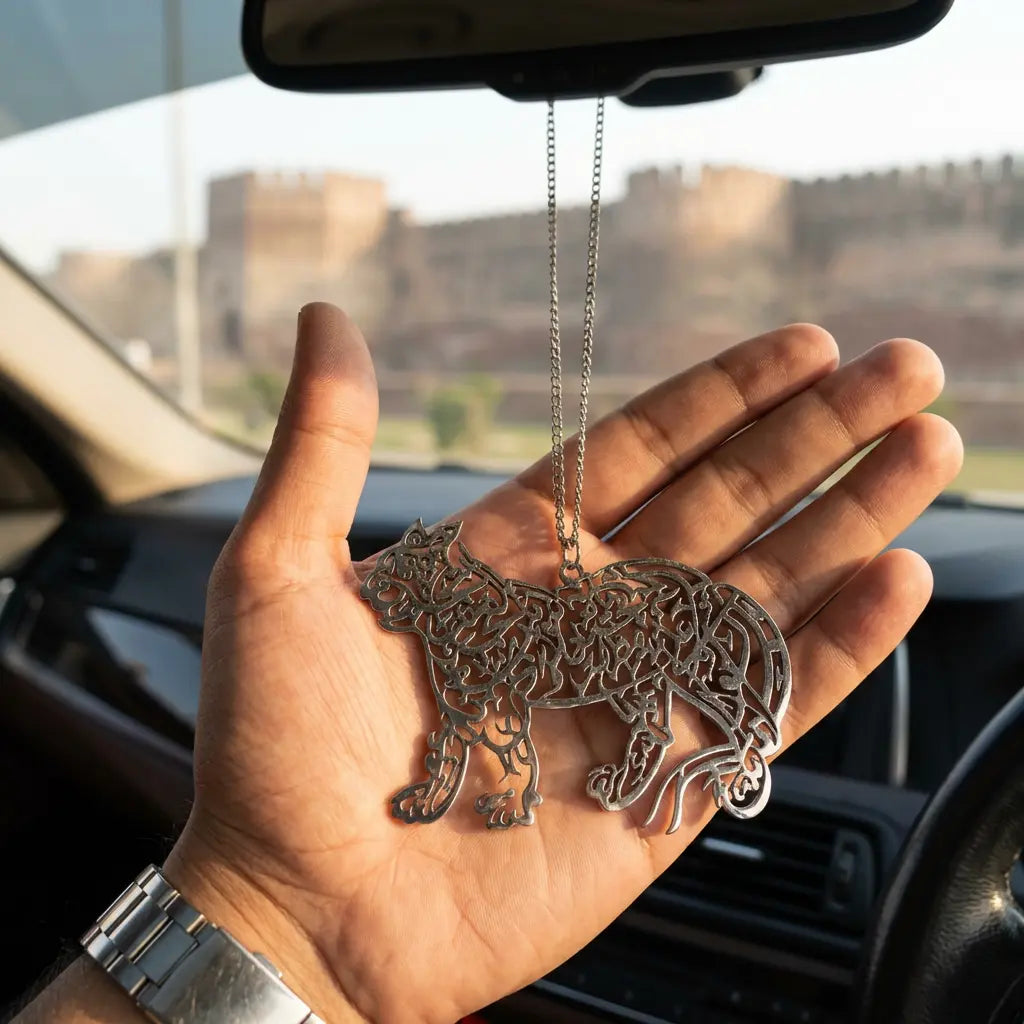 Nad e Ali Lion Car Hang Stainless Steel AURINA